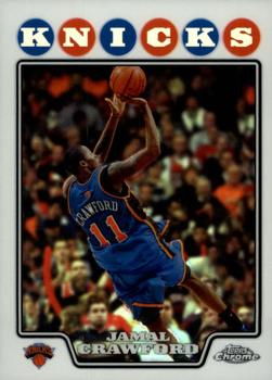 2008-09 Topps Chrome - Refractors #101 Jamal Crawford Front