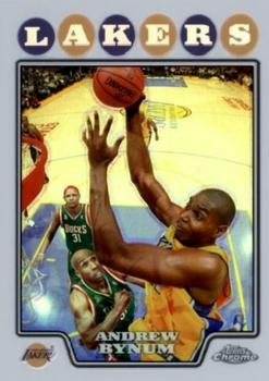2008-09 Topps Chrome - Refractors #110 Andrew Bynum Front