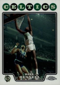 2008-09 Topps Chrome - Refractors #172 Bill Russell Front