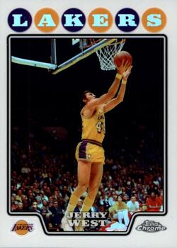 2008-09 Topps Chrome - Refractors #174 Jerry West Front