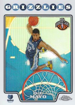 2008-09 Topps Chrome - Refractors #183 O.J. Mayo Front