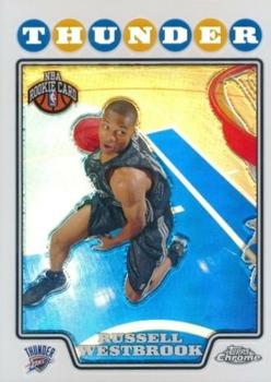2008-09 Topps Chrome - Refractors #184 Russell Westbrook Front