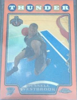 2008-09 Topps Chrome - Refractors Orange #184 Russell Westbrook Front