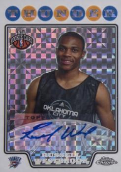 2008-09 Topps Chrome - X-Fractors #224 Russell Westbrook Front