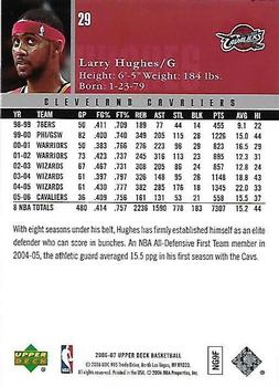 2006-07 Upper Deck #29 Larry Hughes Back
