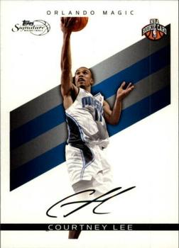 2008-09 Topps Signature - Facsimile Black #TS-CL Courtney Lee Front