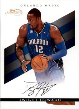 2008-09 Topps Signature - Facsimile Black #TS-DH Dwight Howard Front