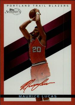 2008-09 Topps Signature - Facsimile Red #TS-ML Maurice Lucas Front