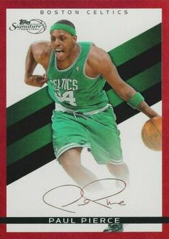 2008-09 Topps Signature - Facsimile Red #TS-PP Paul Pierce Front