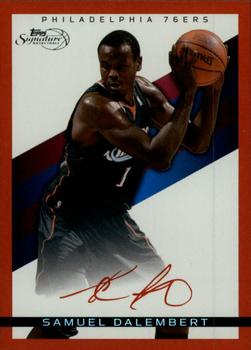 2008-09 Topps Signature - Facsimile Red #TS-SD Samuel Dalembert Front