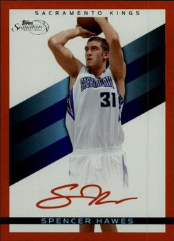 2008-09 Topps Signature - Facsimile Red #TS-SH Spencer Hawes Front