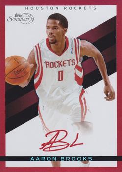 2008-09 Topps Signature - Facsimile Red #TS-ABR Aaron Brooks Front