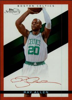 2008-09 Topps Signature - Facsimile Red #TS-RAL Ray Allen Front