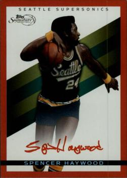 2008-09 Topps Signature - Facsimile Red #TS-SHA Spencer Haywood Front