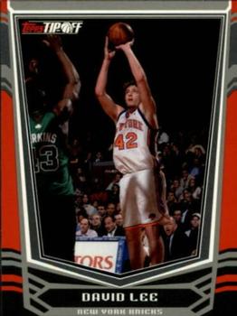 2008-09 Topps Tipoff - Red #42 David Lee Front