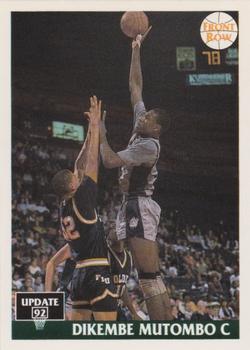 1991 Front Row Update - Promos #NNO Dikembe Mutombo Front