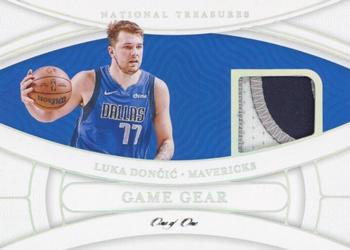 2021-22 Panini National Treasures - Game Gear Super Prime #GG-LDC Luka Doncic Front