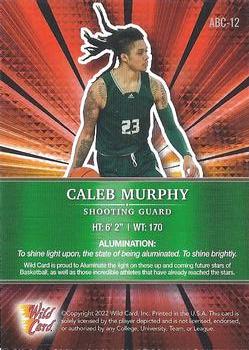 2021-22 Wild Card Alumination - Red Chase #ABC-12 Caleb Murphy Back