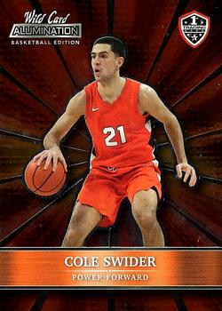 2021-22 Wild Card Alumination - Red Chase #ABC-15 Cole Swider Front
