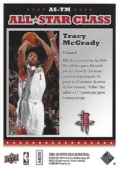 2008-09 Upper Deck - All Star Class #AS-TM Tracy McGrady Back