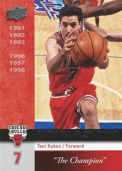 2008-09 Upper Deck - Dynasty Chicago Bulls #CHI-5 Toni Kukoc Front