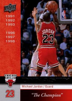 2008-09 Upper Deck - Dynasty Chicago Bulls #CHI-8 Michael Jordan Front