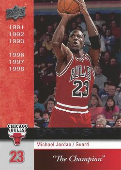 2008-09 Upper Deck - Dynasty Chicago Bulls #CHI-9 Michael Jordan Front