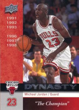 2008-09 Upper Deck - Dynasty Chicago Bulls #CHI-10 Michael Jordan Front
