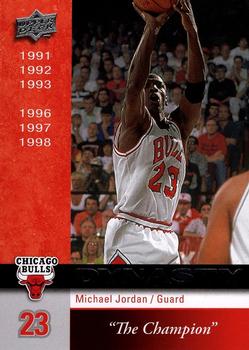 2008-09 Upper Deck - Dynasty Chicago Bulls #CHI-12 Michael Jordan Front