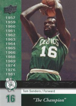 2008-09 Upper Deck - Dynasty Boston Celtics #BOS-11 Tom Sanders Front