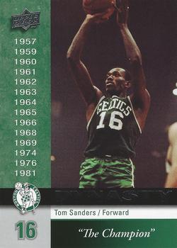 2008-09 Upper Deck - Dynasty Boston Celtics #BOS-12 Tom Sanders Front