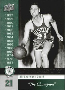 2008-09 Upper Deck - Dynasty Boston Celtics #BOS-19 Bill Sharman Front