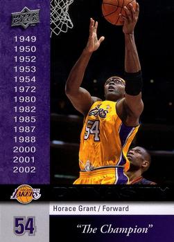2008-09 Upper Deck - Dynasty Los Angeles Lakers #LAL-6 Horace Grant Front