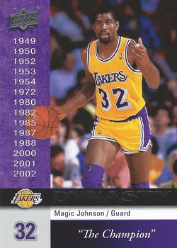2008-09 Upper Deck - Dynasty Los Angeles Lakers #LAL-14 Magic Johnson Front