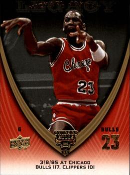 2008-09 Upper Deck Michael Jordan Legacy Collection #62 Michael Jordan - Game 62 Front