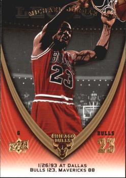 2008-09 Upper Deck Michael Jordan Legacy Collection #629 Michael Jordan - Game 629 Front