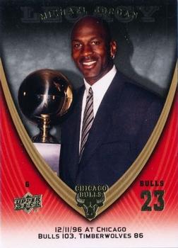 2008-09 Upper Deck Michael Jordan Legacy Collection #787 Michael Jordan - Game 787 Front