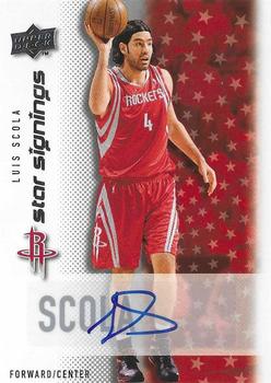2008-09 Upper Deck - Star Signings #SS-LS Luis Scola Front