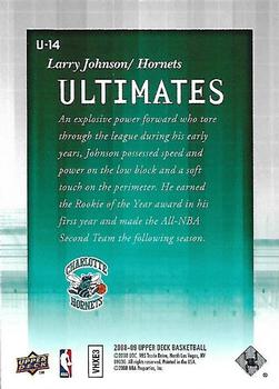 2008-09 Upper Deck - Ultimates #U-14 Larry Johnson Back