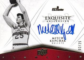2008-09 Upper Deck Exquisite Collection - Flawless Autographs #FLAW-MK Mitch Kupchak Front