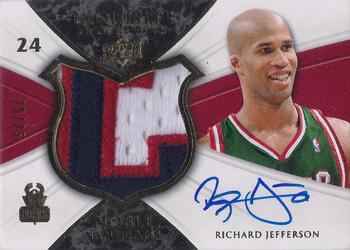 2008-09 Upper Deck Exquisite Collection - Noble Nameplates #NA-RJ Richard Jefferson Front