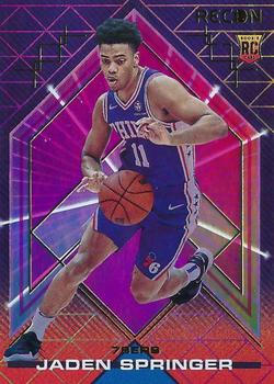 2021-22 Panini Recon - Holo Pink #249 Jaden Springer Front