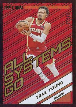 2021-22 Panini Recon - All Systems Go Gold #14 Trae Young Front