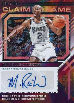 2021-22 Panini Recon - Claim to Fame Signatures #CFS-MRM Mitch Richmond Front