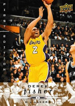 2008-09 Upper Deck First Edition - Gold #80 Derek Fisher Front