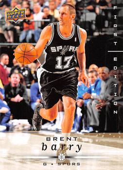 2008-09 Upper Deck First Edition - Gold #167 Brent Barry Front