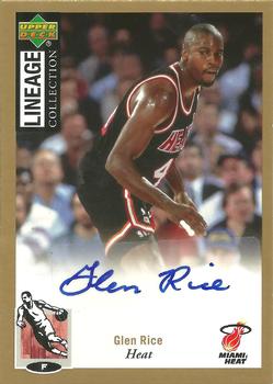 2008-09 Upper Deck Lineage - Lineage Collection #LC-GR Glen Rice Front