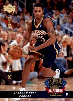 2008-09 Upper Deck Lineage - Rookie Standouts #RS-13 Brandon Rush Front