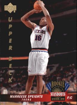 2008-09 Upper Deck Lineage - Rookie Standouts #RS-16 Marreese Speights Front
