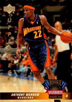 2008-09 Upper Deck Lineage - Rookie Standouts #RS-21 Anthony Morrow Front